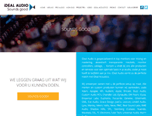 Tablet Screenshot of idealaudio.be